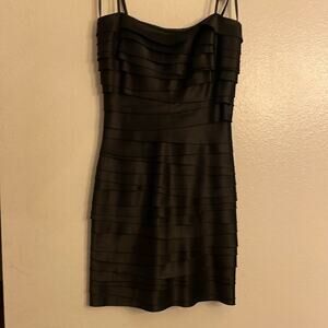 Tadashi Shoji Signature LBD Textured Layers & Timeless Charm